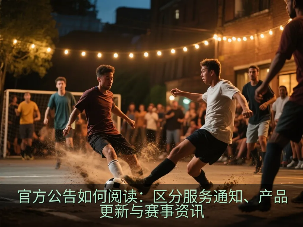 官方公告如何阅读：区分服务通知、产品更新与赛事资讯