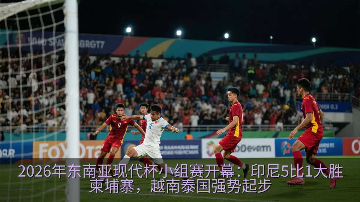 2026年东南亚现代杯小组赛开幕：印尼5比1大胜柬埔寨，越南泰国强势起步